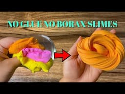 Testing no glue no borax slime recipes| 2 ingredients slime recipe NO GLUE NO BORAX 100% WORKING!!!