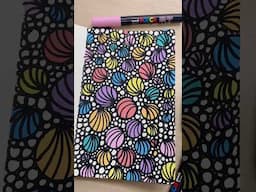 Repetitive Pattern Play with Dylusions + Posca Markers