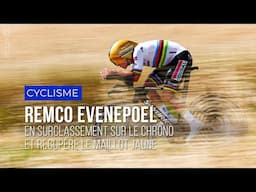 Criterium du Dauphiné : Remco Evenepoel en surclassement sur le chrono, récupère le maillot jaune !