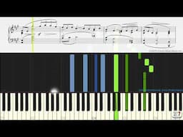 Arabesque No. 1 by Claude Debussy for piano solo - Practice Video