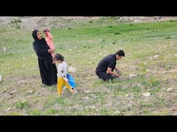 Nomadic Family takes a trip into nature to pick Medicinal Plants plus Carpet Cleaning
