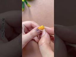 💅💛Easy nail art for beginners #nailart2025 #shorts #shortvideo