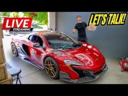 FINISHING THE $38,500 MCLAREN LIVE! (Ask Me Anything)