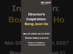 🎬✨ A Must-See Exhibition for Bong Joon Ho Fans! #movie #bongjoonho