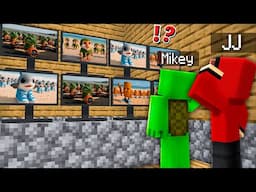 JJ and Mikey Watching ALL BABY BRAINROT ANIMALS on Cameras in Minecraft - Maizen