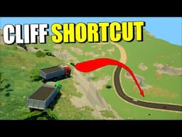 We Launched Our Trucks Off a Mountain to Take a Shortcut...