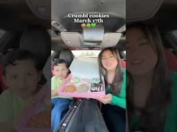Lucky charms 🤌🏼😋 #crumbl #crumblcookies #cookies #tastetest #mom