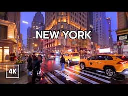 Alone in Manhattan – A Relaxing Night Walk Through New York