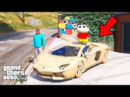 Franklin and Shinchan Make A RC Remote Control Car Use by Cardboard & Scrap in GTA V