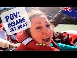 INSANE POV on a JET Boat in New Zealand (Shotover Jet)