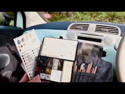 SCARED TO DRAW ON LOCATION? TRY THIS! 🚗🎨