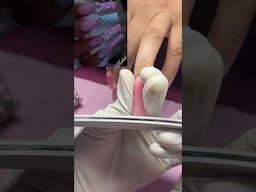 ￼Cotton Candy Birthday Nails 🩷🩵😍 #atlnailtech