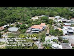 VENTA DE 1 MANZANA DE TERRENO EN CUYULTITAN, LA PAZ, EL SALVADOR 165,000 NEG.
