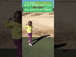 HUGE Golf Pattern Weekend Sale - 18% OFF!  #golf #pattern #quilt