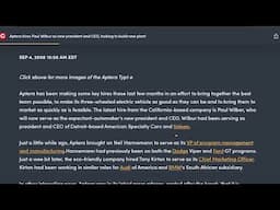 Autoline says Aptera is a scam