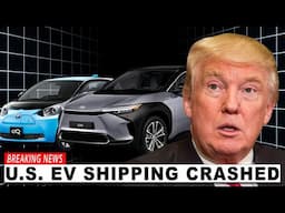 Vehicle Shipping to the U.S. CRASHED 70%! Trump's Tariffs are Hurting the Industry