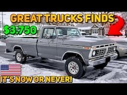 HURRY! 20 Affordable Classic Trucks Available on Craigslist and Facebook Marketplace!