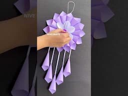 Amazing Paper Wall Hanging #shorts #youtubeshorts #viralshort #wallhanging #homedecor #papercraft