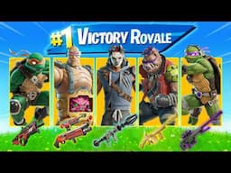 The *RANDOM* Ninja Turtles Boss Challenge in Fortnite!