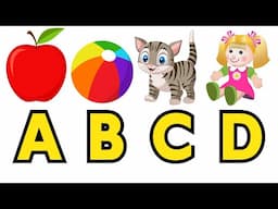 Learn Alphabets and Words | Learn Alphabet a to z with Words | 26 Most Common words with Alphabets