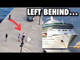 Cruise Ship Passengers Get Left Behind By Royal Ship