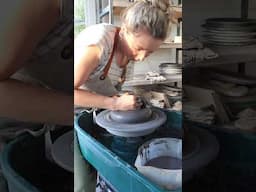 Always clay in the hair or hair in the clay. #blackclay #potteryartist
