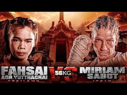 ฟ้าใส อ.ยุทธชัย VS มิเรียม ซาบอต | THAI FIGHT คาดเชือก เพชรบุรี