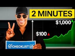 Trading Checklist So Easy, Even a Kid Can Use It