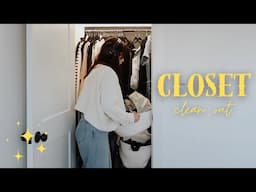 MINIMALIST CLOSET CLEAN OUT | Rutele