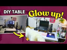 DIY Table Makeover with Lagari (SAW)?!  | Homebased Mom Workstation Glow-Up✨