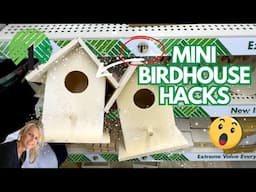 Genius Mini Birdhouse Hacks for Beautiful Home Decor on a Budget