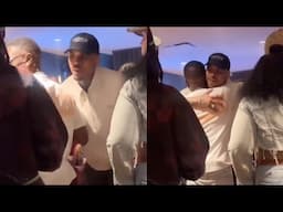 "Luv You Bruh" Boosie Meets Chris Brown For The First Time Backstage Mellenium Tour