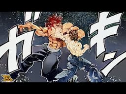 Battle of Brute Strength Between Hanma Baki and Hanma Yujiro!!