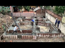 Constructing Solid House Foundations With Modern Machinery And Working Means