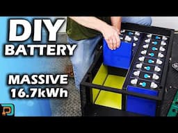 Massive DIY Solar Battery Build Step by Step!