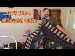 Binding a Halloween Quilt