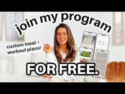 Join My Slim Program FOR FREE! (deleting this video soon...)