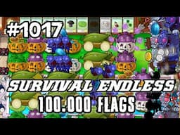 Plants vs Zombies Survival Endless 100000 Flags Part 1017 | 20320 - 20340 Flags