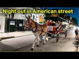 Night out in American street