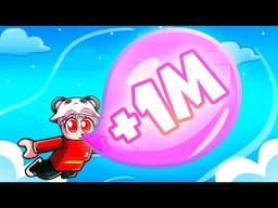 Blowing The LARGEST Bubble In Bubblegum Simulator