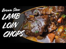 Brown Stew Lamb Loin chops