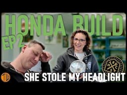 She Stole My Lucas Headlight! | Emily's Honda Bike Shed Build