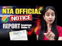 NTA BIG UPDATE🔥 | NTA Official Notice | NEET 2025 Latest Update #neet #neet2025 #update