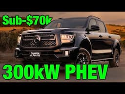 300kW GWM Cannon Alpha PHEV:  Cheaper than Ranger Wildtrak or Kia Tasman| Auto Expert John Cadogan