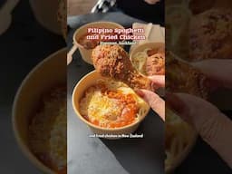 We finally get a taste of Jollibee in New Zealand!!… kinda 🍝🍗