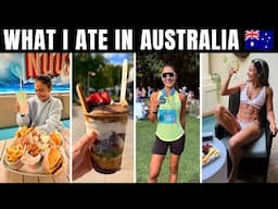 What I Ate In Australia *foodie vlog ft doing a Marathon*