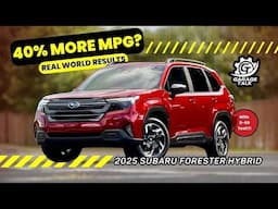 2025 Subaru Forester Hybrid // Real World Fuel Economy Results
