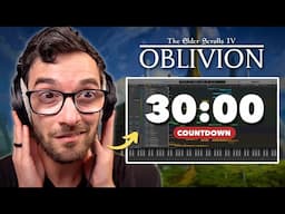 Can I Recreate the OBLIVION Theme in 30 Minutes?