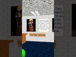 Italian Brainrot at Baldi's School // Tung Tung Tung Sahur's Takeover #shortvideo #shorts #short