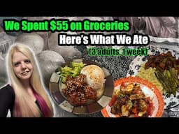 $55 Grocery Week & Dinners • Realistic Budget Cooking • Meal Ideas